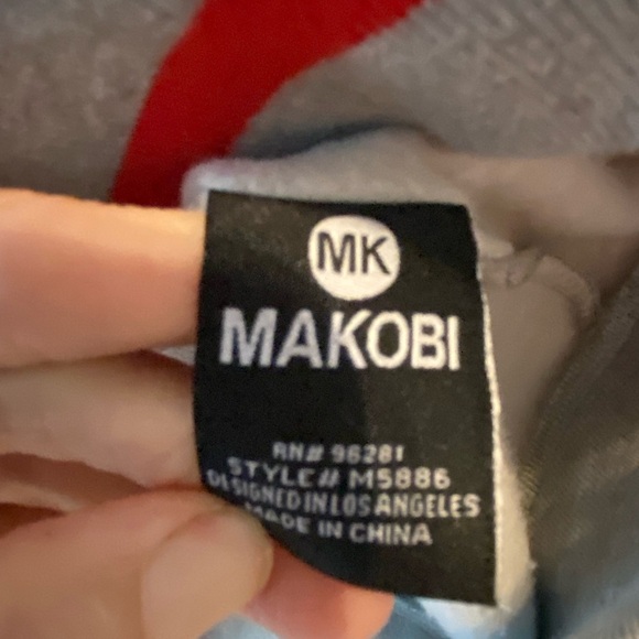 Makobi Mens Fleece Hoodie Sweatshirt Size XL - Picture 8 of 9